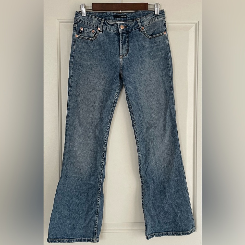 Refuge Blue Denim Flared Jeans